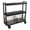 Atlantic - 3-Tier Cart System - Black-Angle_Standard