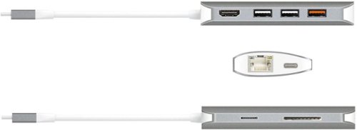 j5create USB-C Multi Adapter for Mac, PC and More - Silver GLOBAL SHIPPING
