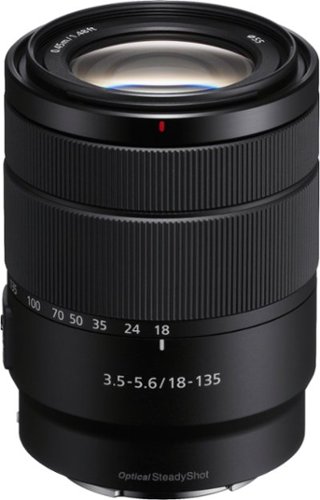 Sony - E 18-135mm f/3.5-5.6 OSS All-in-One Zoom Lens for E-Mount Cameras - Black