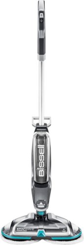 BISSELL - SpinWave Cordless Powered Mop - Titanium/Electric Blue