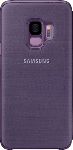  LED Wallet Cover for Samsung Galaxy S9 Cell Phones - Violet