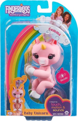  WowWee - Fingerlings Baby Unicorn Gemma - Pink