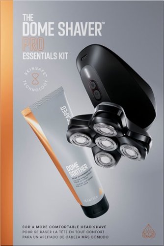 Manscaped The Dome Shaver Pro Essentials Kit Rechargeable Wet/Dry Scalp and Bald Head Shaver Gift Set - Black HOW TO BUY