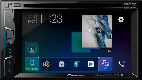  Pioneer - 6.2&quot; - Built-in Bluetooth - In-Dash CD/DVD/DM Receiver - Black