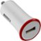 Insignia™ - Vehicle Charger - White/Red-Front_Standard
