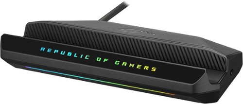 ASUS - ROG Bulwark 6-in-1 Dock DG310 for ROG XBOX Ally (HDMI 2.1, USB-A 3.2, USB-C 3.2) with One-touch Bluetooth Pairing - Black