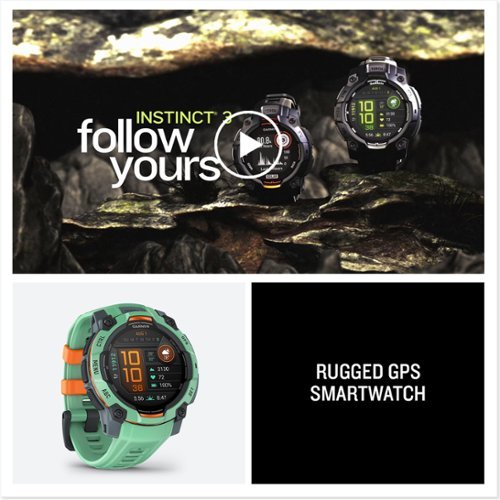 Garmin Instinct  3 GPS Smartwatch 45 mm AMOLED - Neotropic with Neotropic Band HOW TO BUY