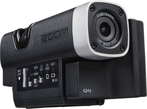 Zoom - Q4 HD Action Camera - Black-Left_Standard 