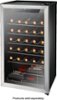 Insignia™ - 29-Bottle Wine Cooler - Stainless Steel-Front_Standard