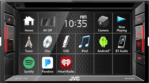  JVC - 6.2&quot; - Built-in Bluetooth - In-Dash CD/DVD/DM Receiver - Black