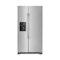 Amana - 21.4 Cu. Ft. Side-by-Side Refrigerator - Stainless Steel-Front_Standard 