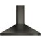 Whirlpool - 36 inches - Convertible - Wall Range Hood - Black Stainless Steel-Front_Standard