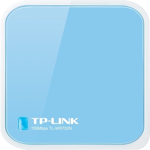  TP-Link - Wireless N150 Nano Travel Router - Blue