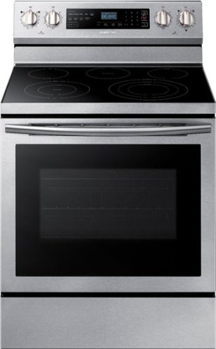  Samsung - 5.9 Cu. Ft. Self-Cleaning Freestanding Electric Convection Range