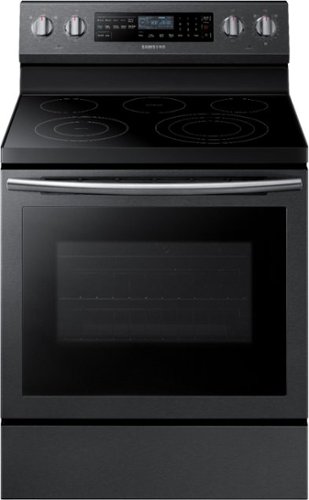  Samsung - 5.9 Cu. Ft. Self-Cleaning Freestanding Fingerprint Resistant Electric Convection Range