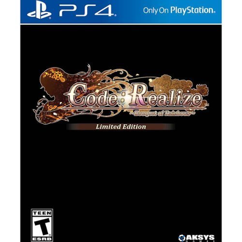  Code: Realize ~Bouquet of Rainbows~ Limited Edition - PlayStation 4