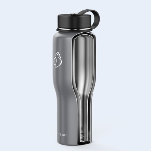 Buzio Insulated 32oz Tumbler with Straw Lid and Flex Lid - Gray SHOP ONLINE