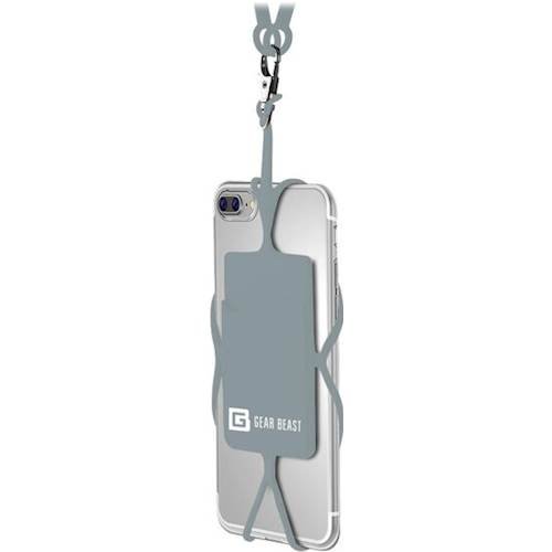 Gear Beast - Universal Smartphone Lanyard with ID Card Slot - Harbor Mist-Front_Standard 