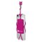 Gear Beast - Cell Phone Lanyard Holder with Card Holder - Hot Pink-Front_Standard