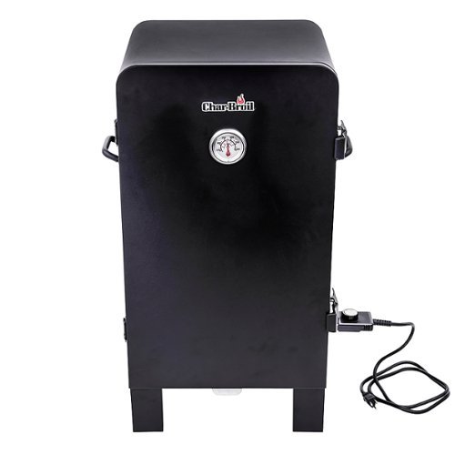 Char-Broil - Analog Electric Smoker - Black-Front_Standard 
