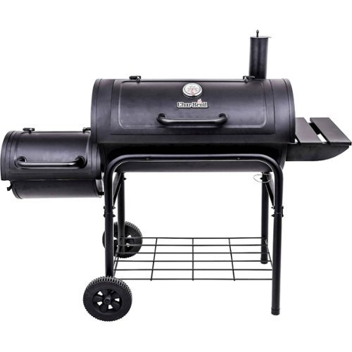 Char-Broil - American Gourmet 30" Offset Smoker - Black-Front_Standard 