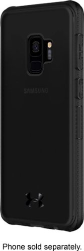  Under Armour - UA Protect Verge Case for Samsung Galaxy S9 - Translucent Smoke/Black/Metallic Logo