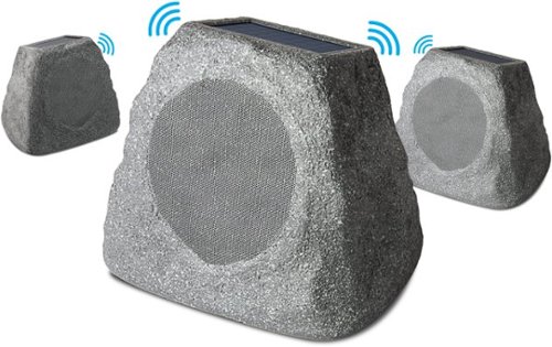 ION Audio - Powered Wireless Outdoor Speaker (Each) - Gray