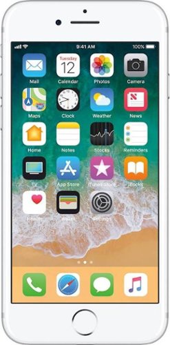 Apple - Pre-Owned Excellent iPhone 7 128GB (Unlocked) - Silver-Front_Standard 