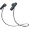 Sony - WI-SP500 Wireless In-Ear Headphones - Black-Front_Standard