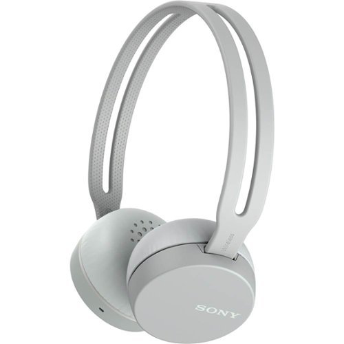 Sony - WH-CH400 Wireless On-Ear Headphones - Gray-Front_Standard 