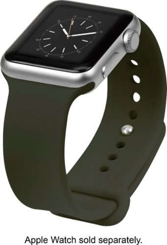 NEXT - Sport Band Watch Strap for Apple Watch® 42mm and 44mm - Olive Green-Angle_Standard 