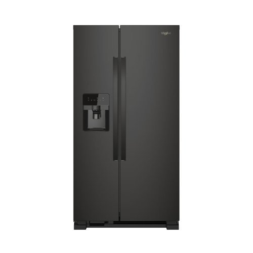 

Whirlpool - 24.6 Cu. Ft. Side-by-Side Refrigerator - Black