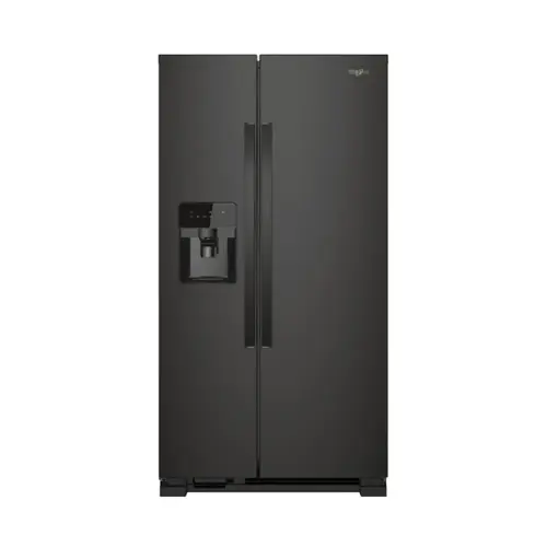 Whirlpool 24.6 Cu. Ft. Side by Side Refrigerator Black WRS335SDHB