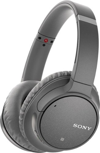 Sony - WH-CH700N Wireless Noise Cancelling Over-the-Ear Headphones - Gray
