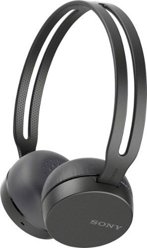  Sony - WH-CH400 Wireless On-Ear Headphones - Black