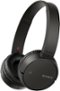 Sony - WH-CH500 Wireless On-Ear Headphones - Black-Angle_Standard 