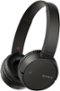Sony - WH-CH500 Wireless On-Ear Headphones - Black-Angle_Standard