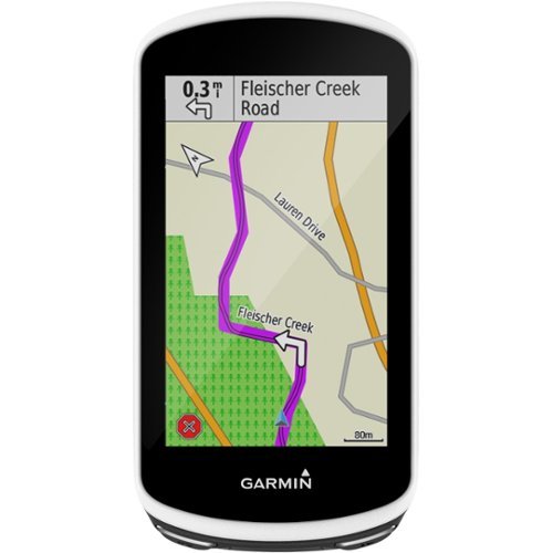Garmin - Edge 3.5" GPS with Built-In Bluetooth - White/Black