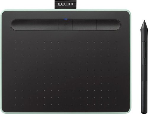 Wacom - Intuos Graphic Drawing Tablet for Mac, PC, Chromebook & Android (Small) with Software Included (Wireless) - Pistachio