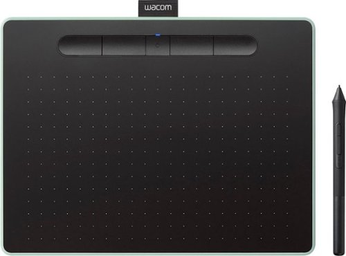 Wacom - Intuos Wireless Graphics Drawing Tablet for Mac, PC, Chromebook & Android (Medium) with Software Included - Pistachio