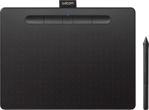 Wacom - Intuos Wireless Graphics Drawing Tablet for Mac, PC, Chromebook & Android (Medium) with Software Included - Black