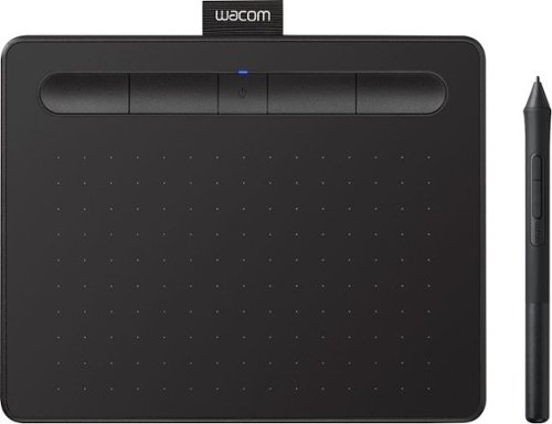  Wacom - Intuos Graphic Drawing Tablet for Mac, PC, Chromebook &amp; Android (Small) with Software Included (Wireless) - Black