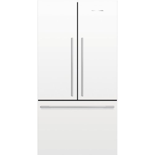 Fisher & Paykel - ActiveSmart 20.1 Cu. Ft. French Door Counter-Depth Refrigerator - White