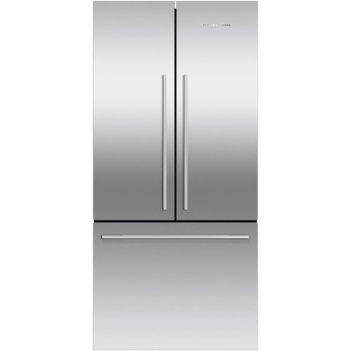 Fisher & Paykel - ActiveSmart 16.9 Cu. Ft. French Door Counter-Depth Refrigerator - Stainless steel