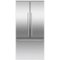 Fisher & Paykel - ActiveSmart 16.9 Cu. Ft. French Door Counter-Depth Refrigerator - Stainless Steel-Front_Standard
