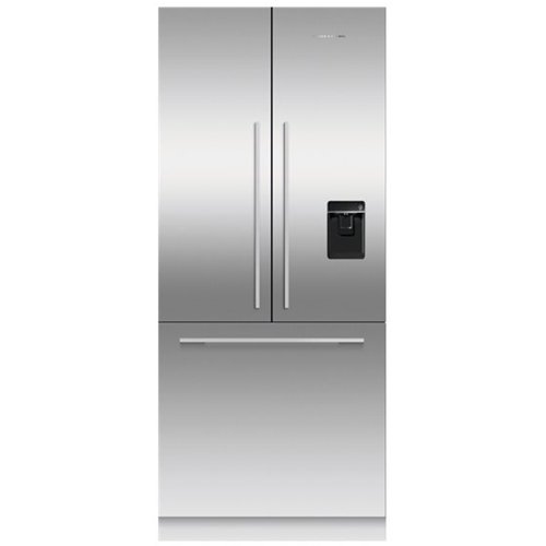 Fisher & Paykel - ActiveSmart 16.8 Cu. Ft. French Door Built-In Refrigerator - White