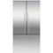 Fisher & Paykel - ActiveSmart 20.1 Cu. Ft. French Door Counter-Depth Refrigerator - Stainless Steel-Front_Standard