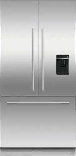 Front. Fisher & Paykel - ActiveSmart 16.8 Cu. Ft. 36 in French Door Built-In Refrigerator - Custom Panel Ready.