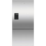 Fisher & Paykel - ActiveSmart 17.5 Cu. Ft. Bottom-Freezer Counter-Depth Refrigerator - Stainless steel - Front_Standard