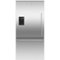 Fisher & Paykel - ActiveSmart 17.1 Cu. Ft. Bottom-Freezer Counter-Depth Refrigerator - Stainless Steel-Front_Standard